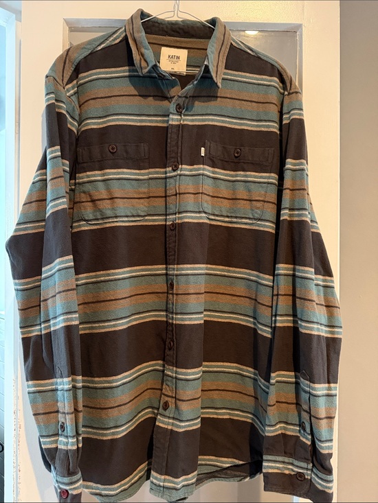 Katin Other - Katin Men’s Striped Button-Up flannel XXL